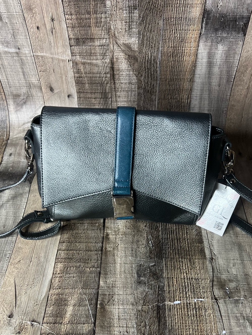 Alberto Di Canio Leather Crossbody Bag